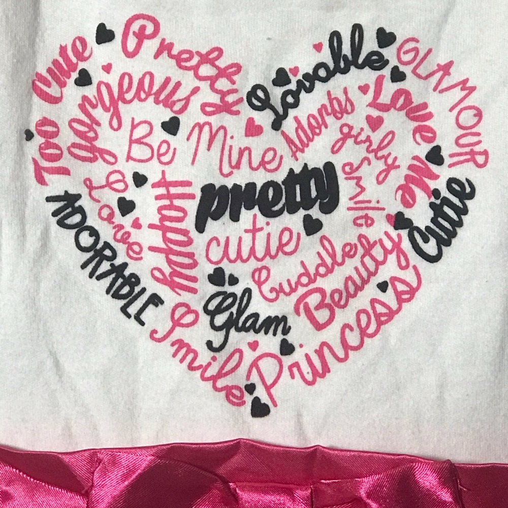 baby glam girl power tutu dress